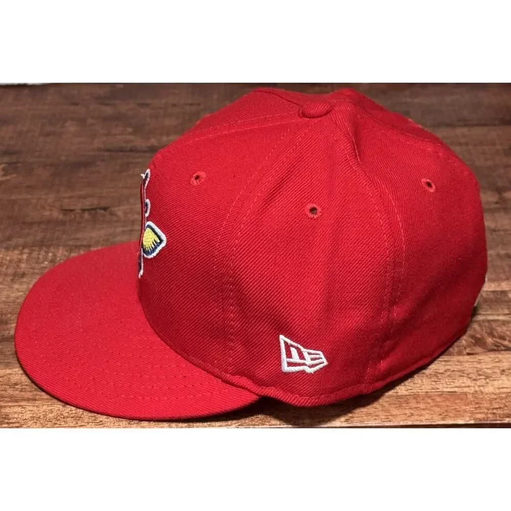 New Era Seattle Pilots Red Hat 7 1/8 Retro Classic Cap